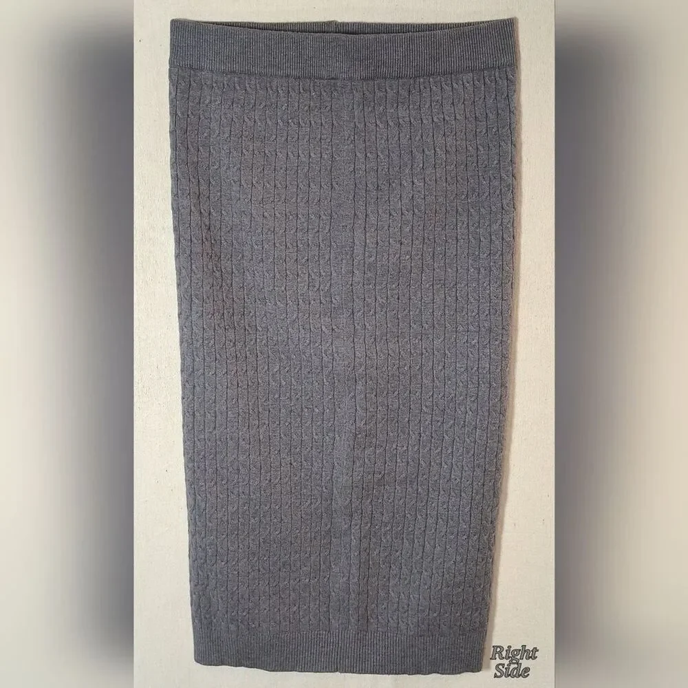 Heartloom Cable Knit Pencil Skirt Womens Medium
